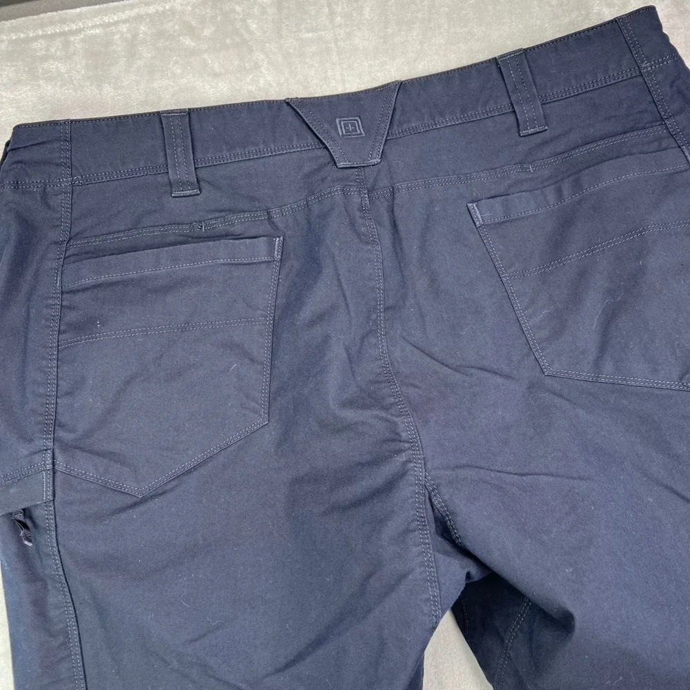 5.11 Tactical Apex Pants Mens 40x30 Dark Navy Blue Solid Cargo Utility Workwear